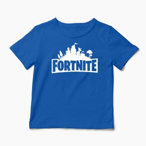 Tricou Fortnite - Copii-Albastru Regal